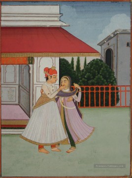 Populaire indienne œuvres - Folio d’un ragamala 1820 Inde